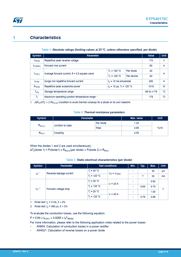 STPS40170CT