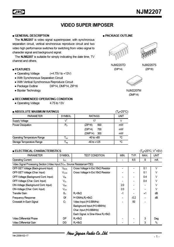 NJM2207