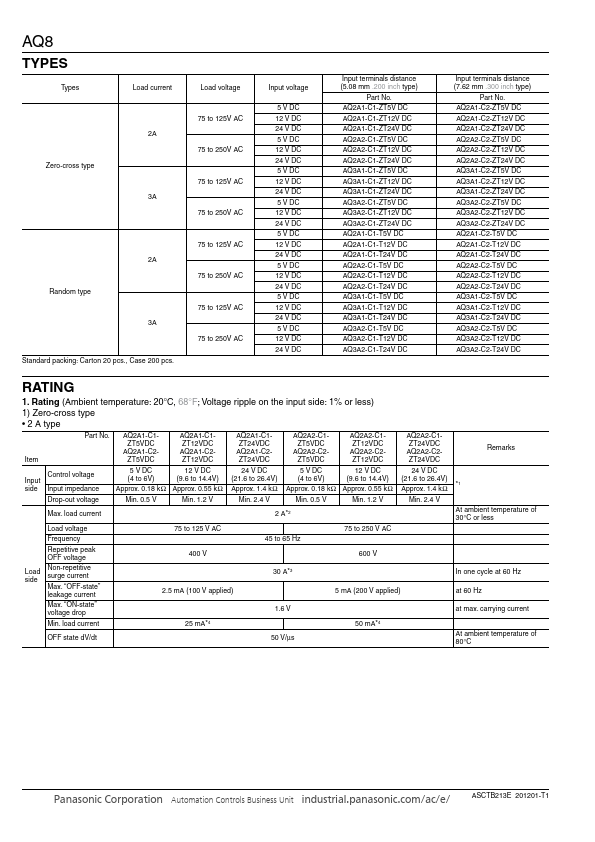 AQ2A1-C2-T12VDC