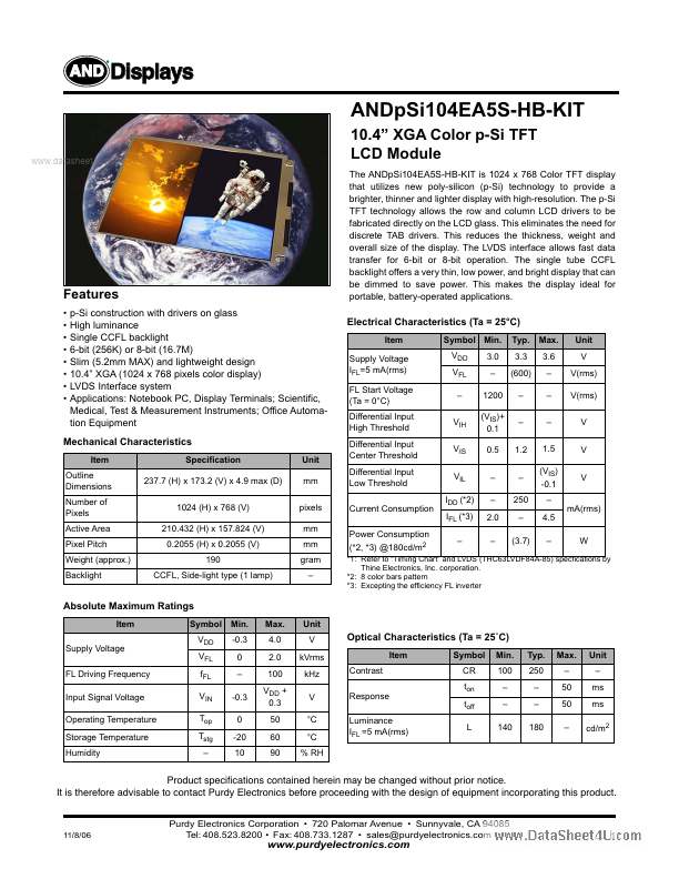 ANDPSI104EA5S-HB-KIT