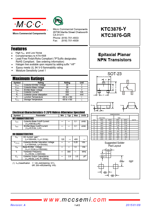 KTC3876-GR