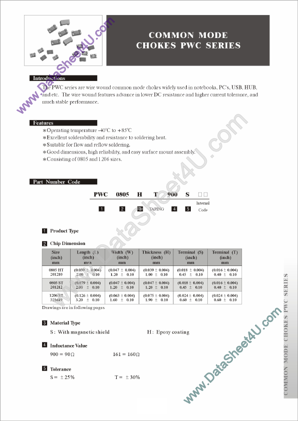 PWC0805ST361S