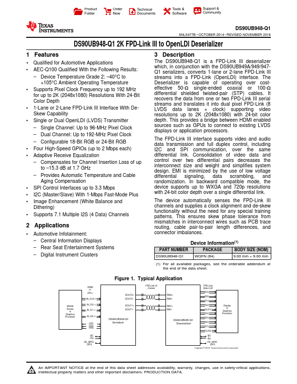 DS90UB948-Q1