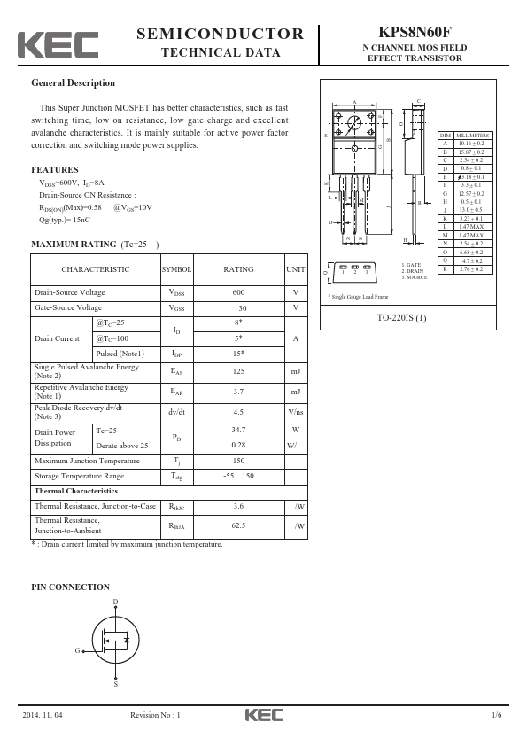 KPS8N60F