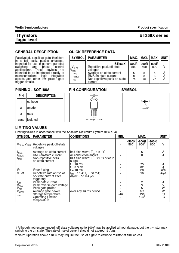 BT258X-600R