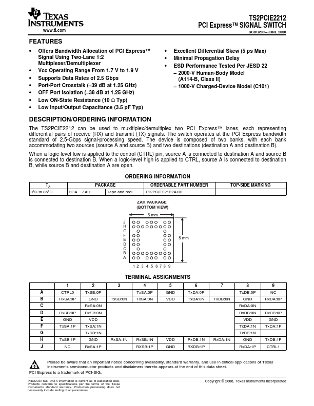 TS2PCIE2212