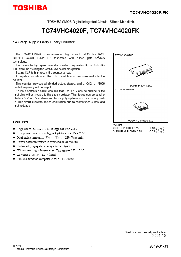 TC74VHC4020F