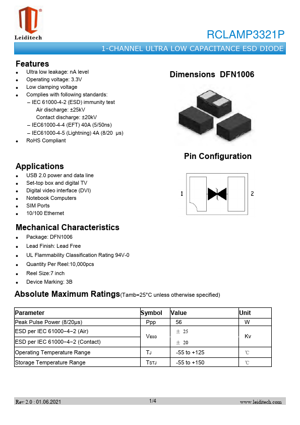 RCLAMP3321P