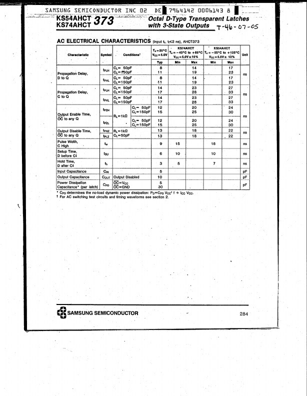 KS74AHCT373