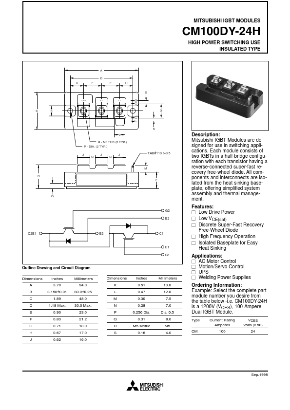 CM100DY-24H