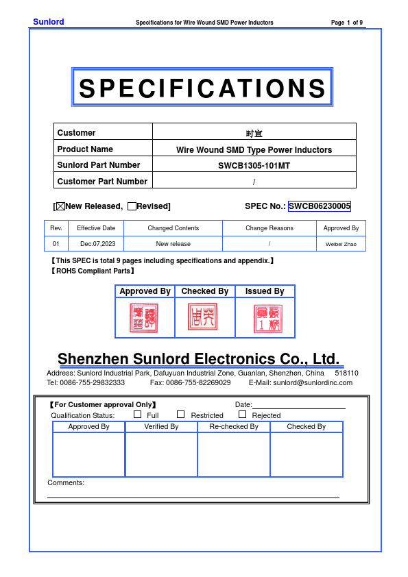 SWCB1305-101MT