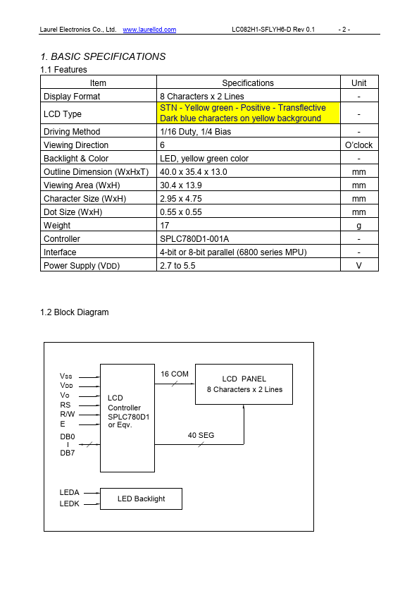 LC082H1-SFLYH6-D