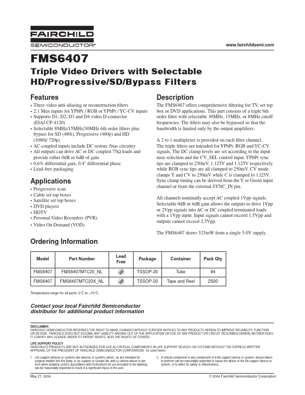 FMS6407MTC20X