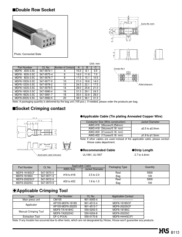 MDF6-10DP-3.5DS