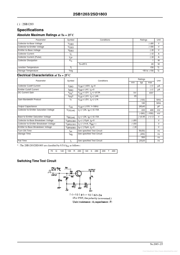 2SB1203