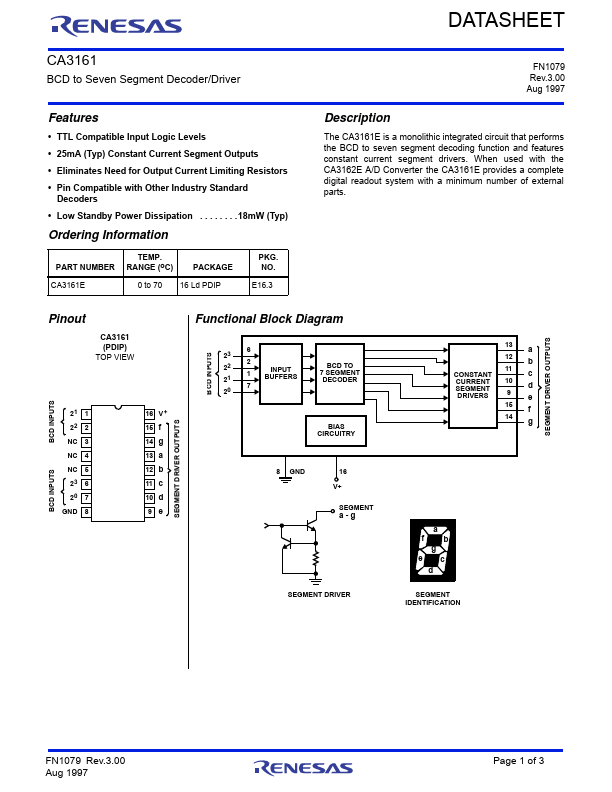 CA3161E