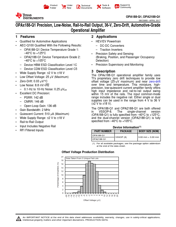 OPA188-Q1