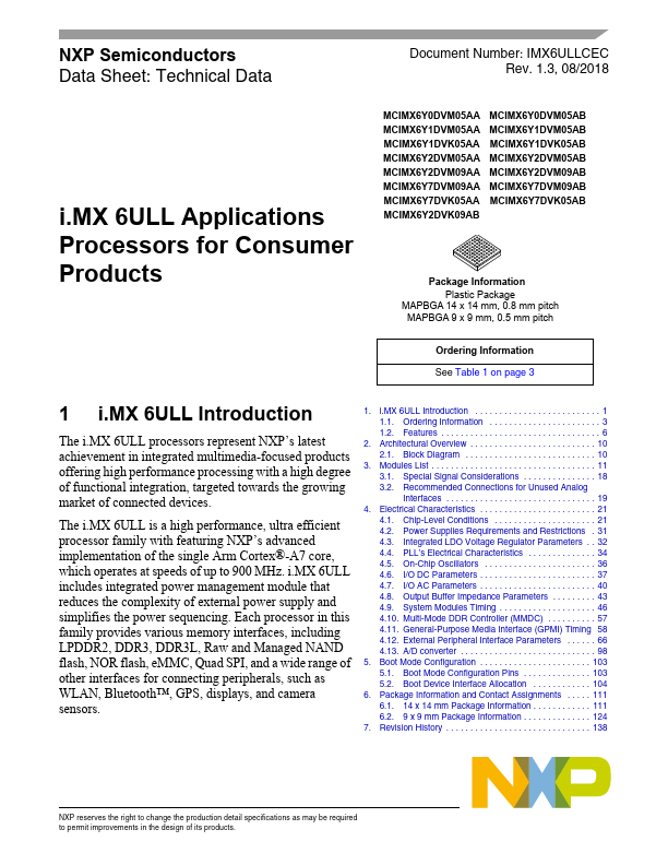 MCIMX6Y1DVK05AA