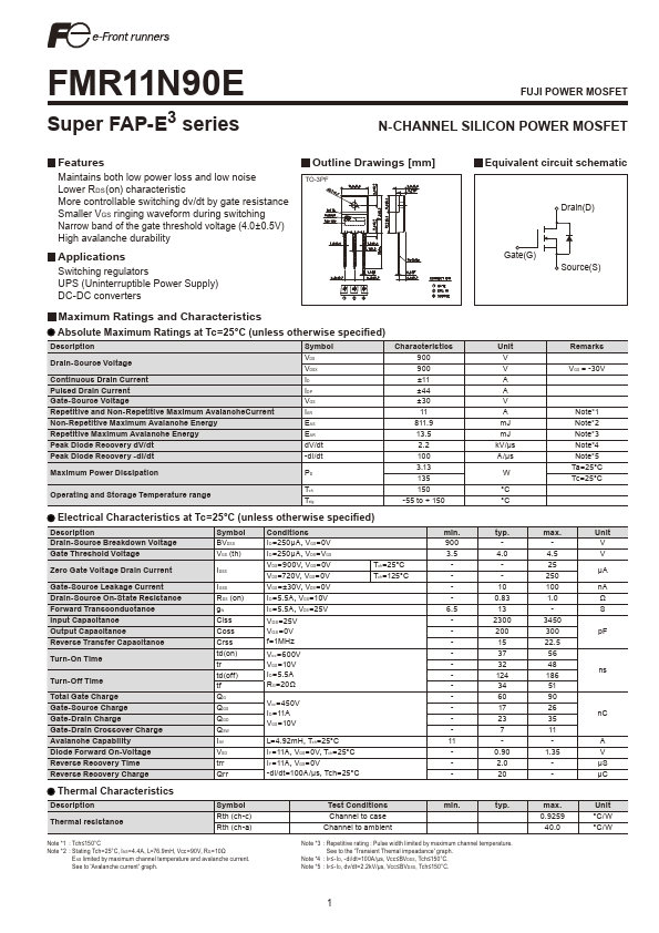 FMR11N90E