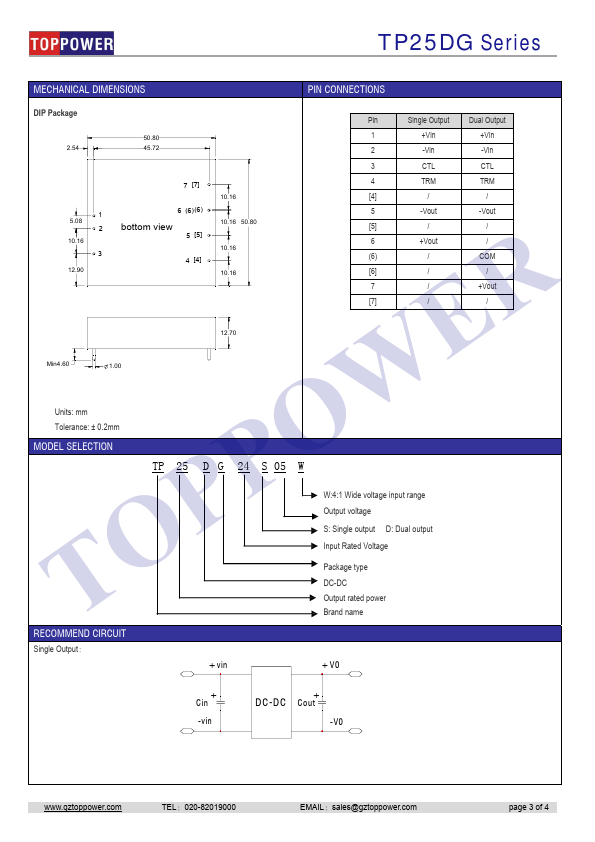 TP25DG24S15W