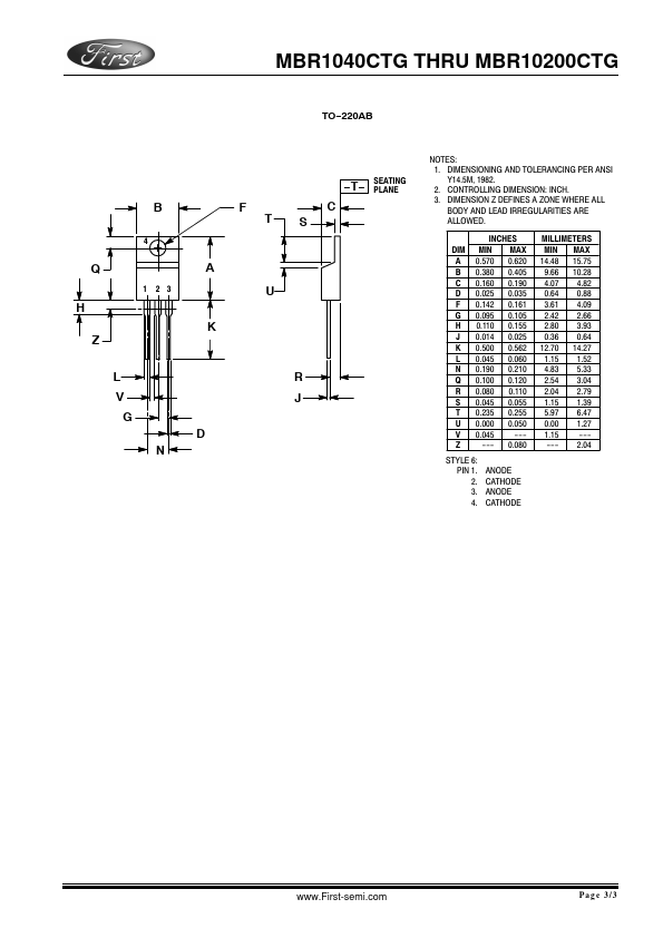 MBR1060CTG