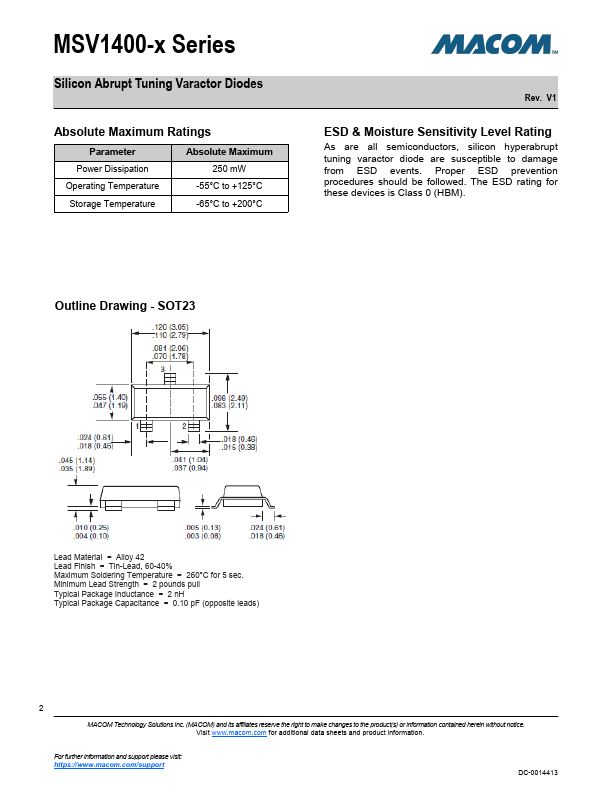 MSV1400-10-001