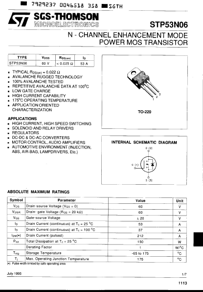 STP53N06