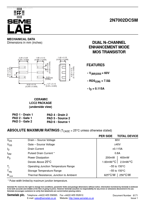 2N7002DCSM