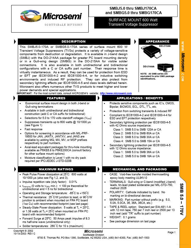 SMBJ10A