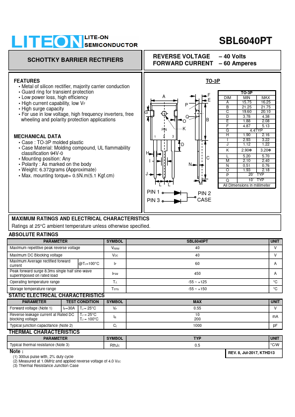 SBL6040PT