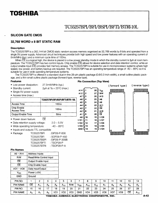 TC55257BFI-10L