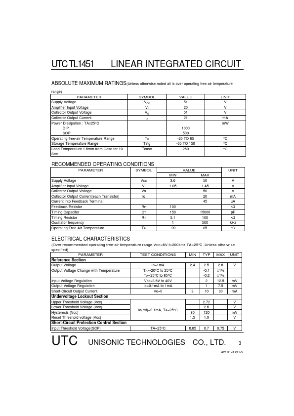 UTCTL1451