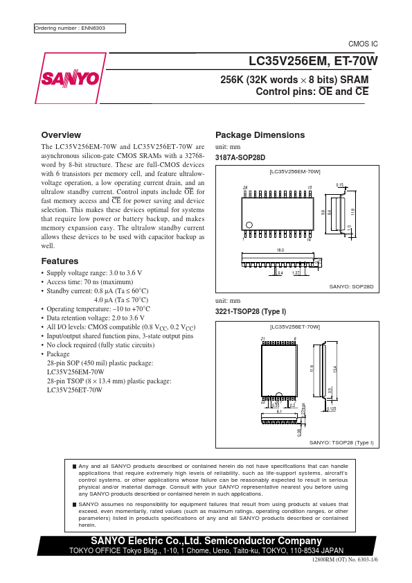 LC35V256EM