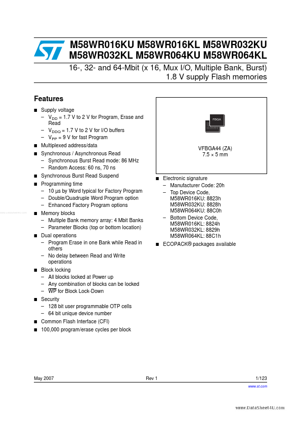 M58WR064KL