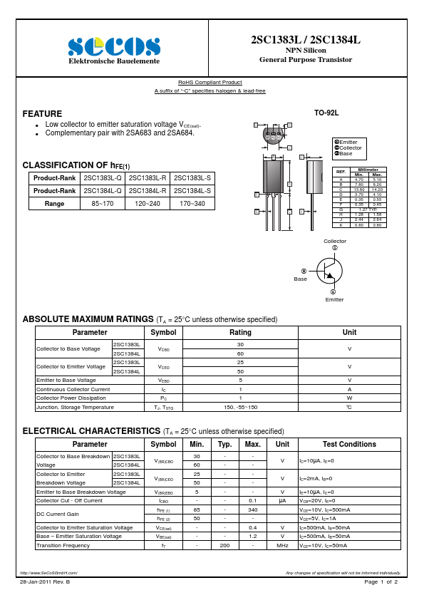 2SC1383L