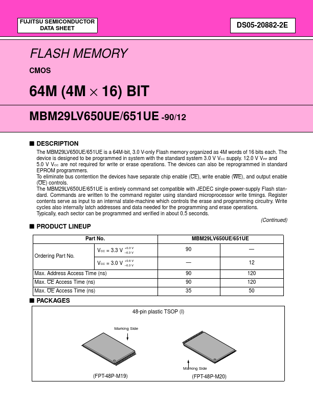 MBM29LV651UE-12