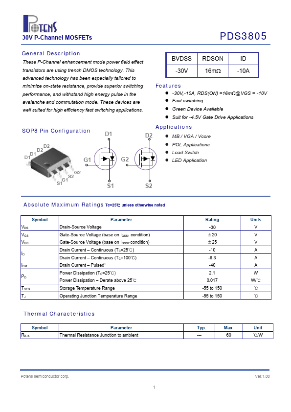 PDS3805