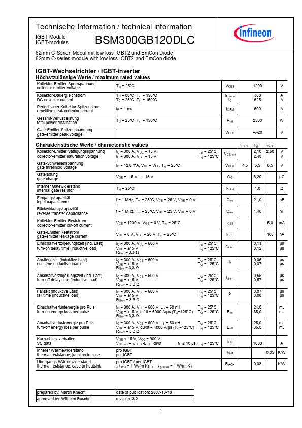 BSM300GB120DLC