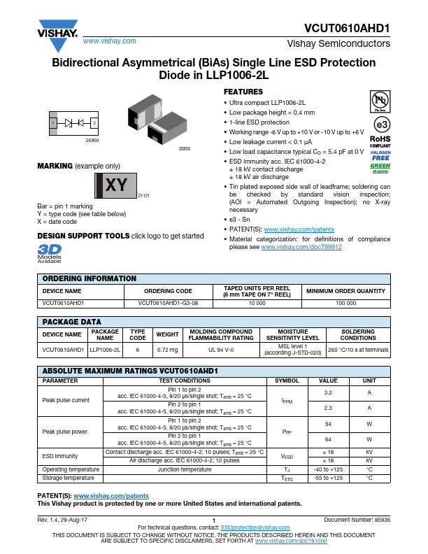 VCUT0610AHD1