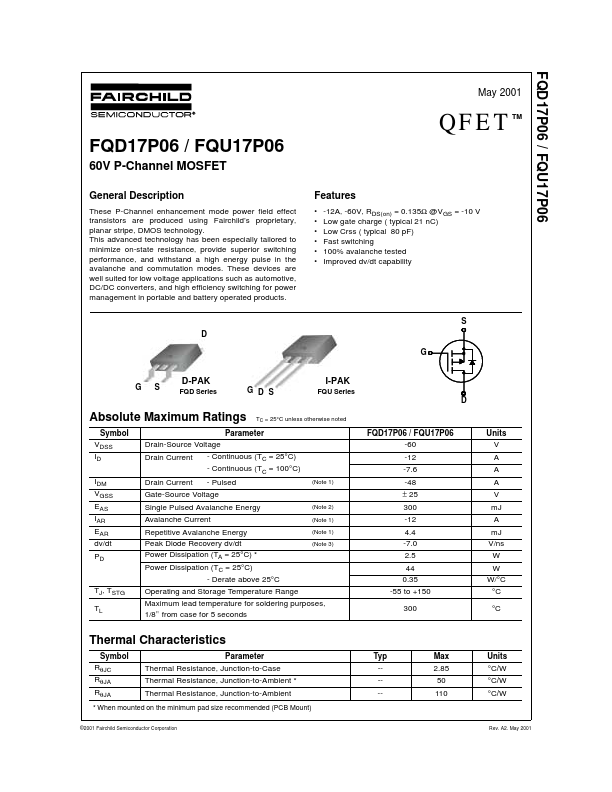 FQU17P06