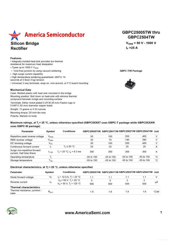 GBPC2501W