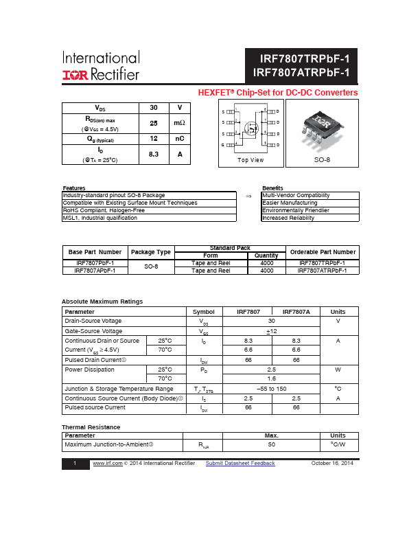 IRF7807PbF-1