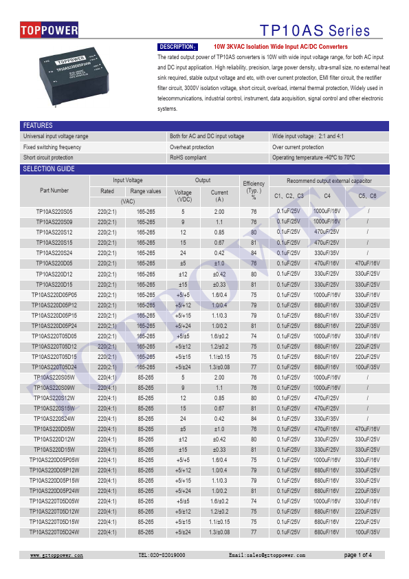 TP10AS220D12