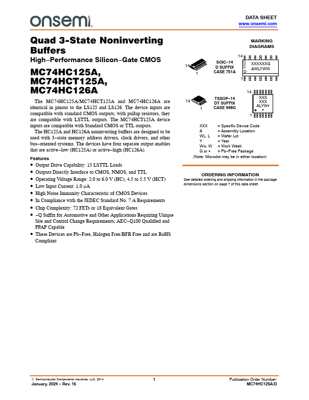 MC74HC126A