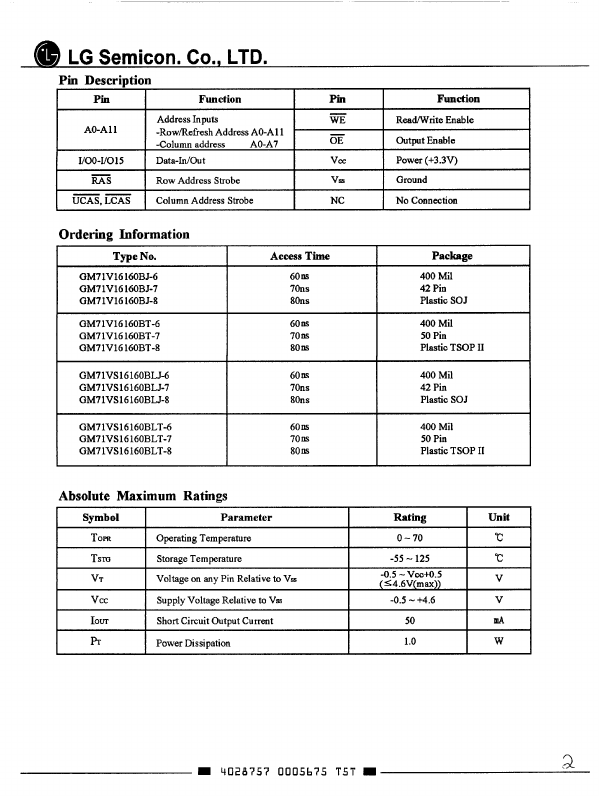 GM71VS16160BL