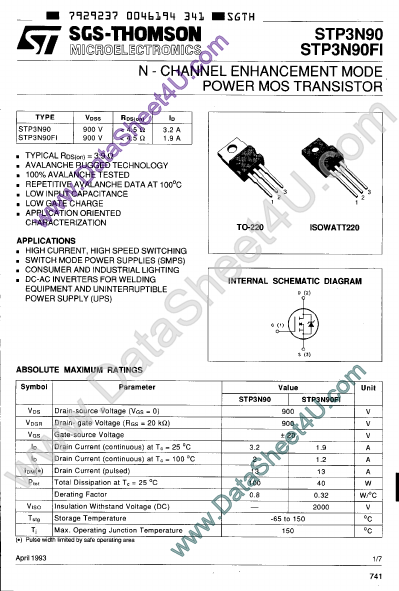 STP3N90