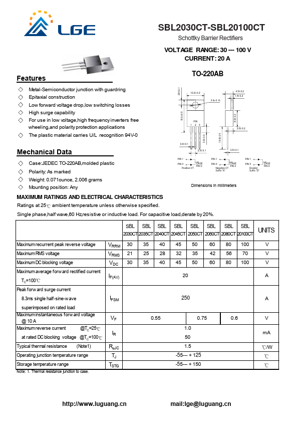 SBL2040CT