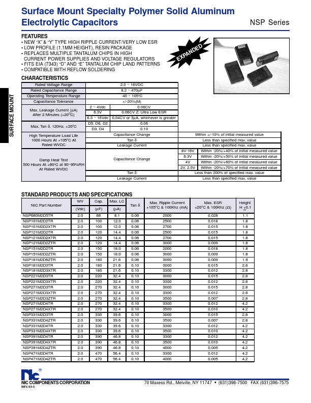 NSP470M6.3D2XTR