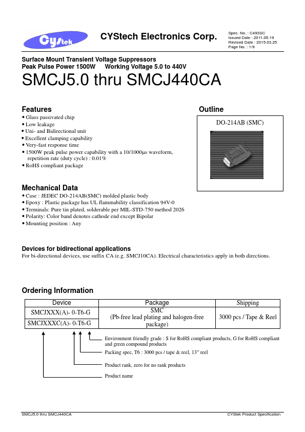 SMCJ20C