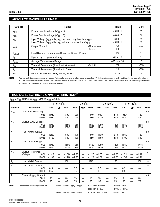 SY100E111A